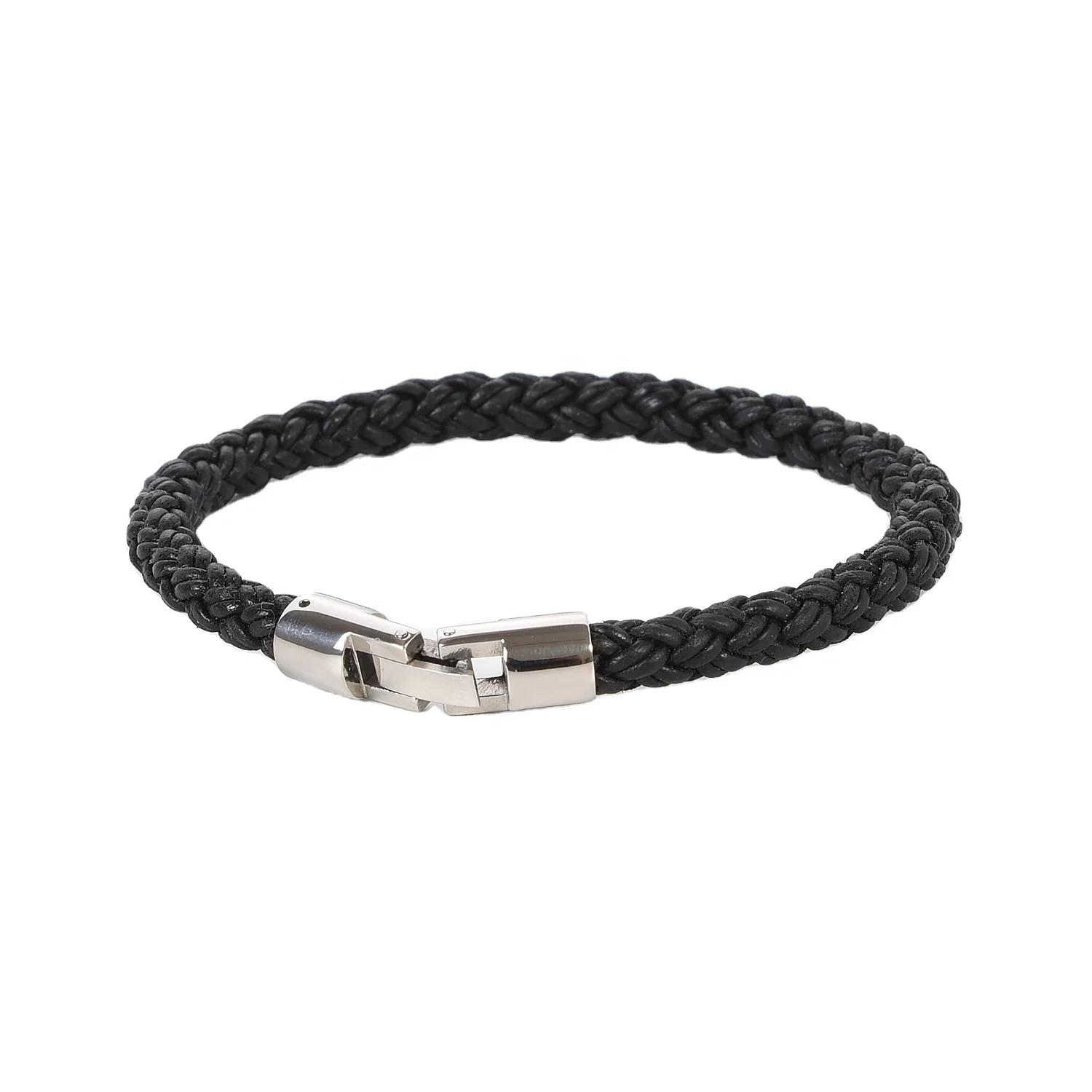 Купить мужской круглый кожаный браслет Onlinr по лучшей цене в PSDS