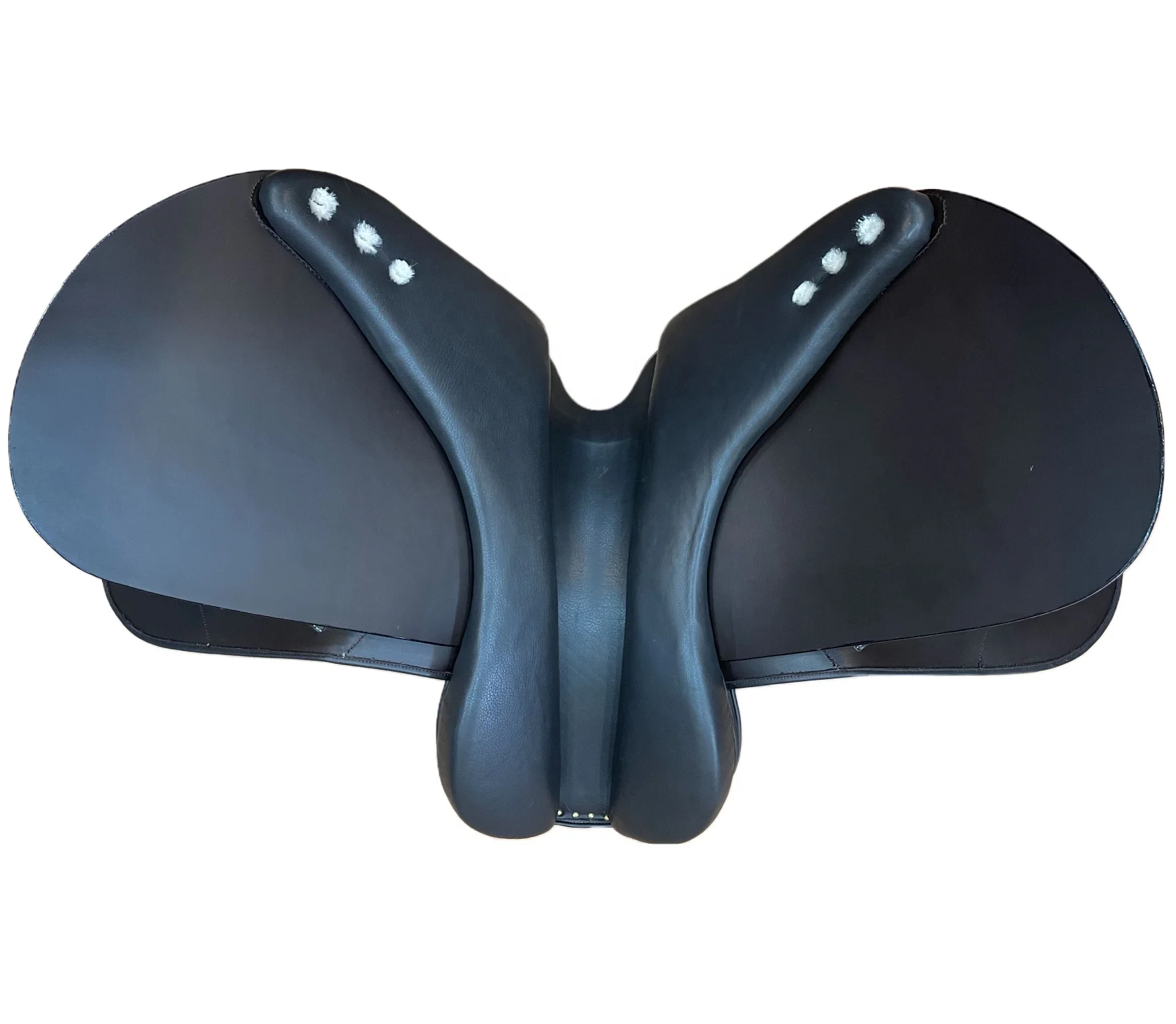 Customisable English Horse Jumping Saddle Latest Design Soft Wrapped Leather Tree for Horse Riding