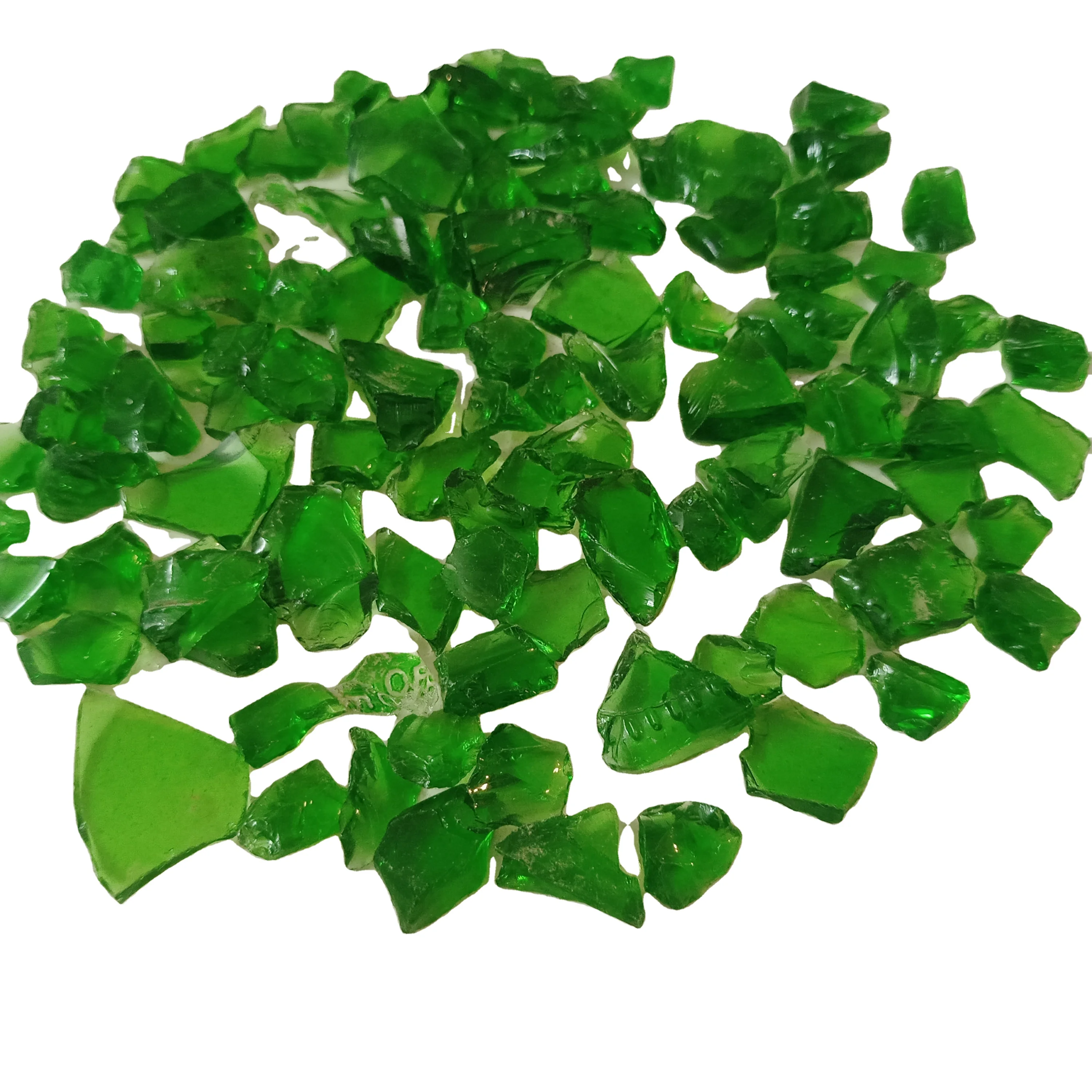 Mix Colored Recycled Glass Chips for Terrazzo Flooring and Exterior Decoration