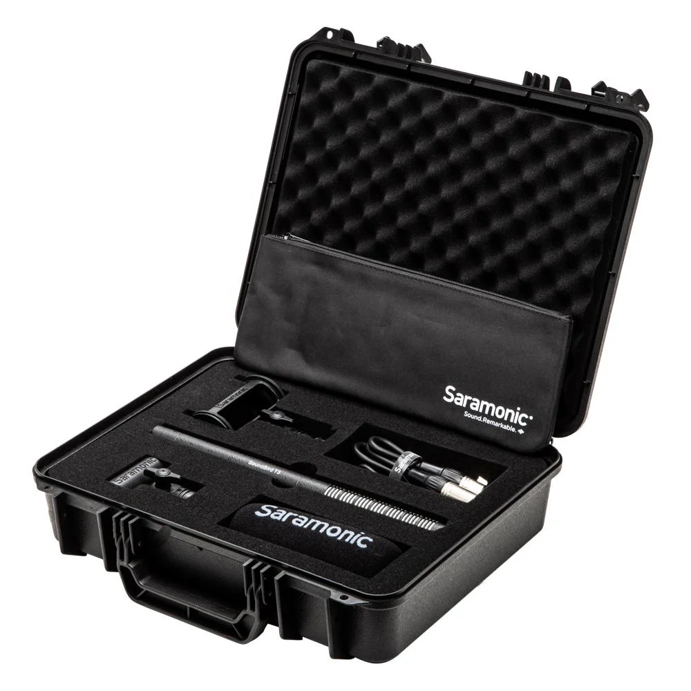 Профессиональный микрофон SOUNDBIRD T3 SHOTGUN с литий-ионным аккумулятором фильтры низким вырезом и высоким коэффициентом усиления -10 дБ PAD Противоударное Крепление ветровое стекло
