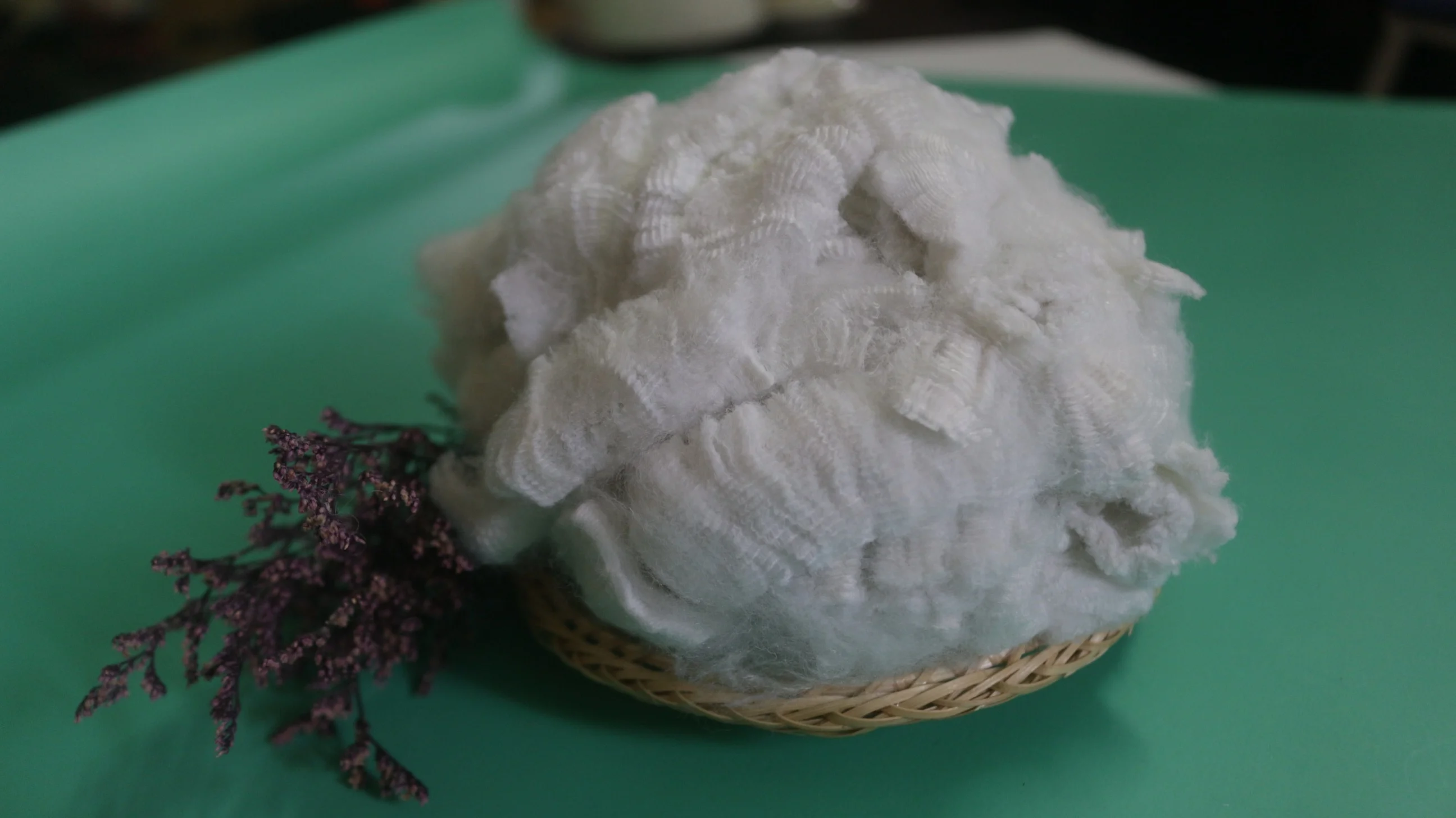 1.4D SD Micro Fiber High quality Solid Dry 100% Polyester Staple Fiber A grade synthetic fiber and GRS recycled polyester fibre