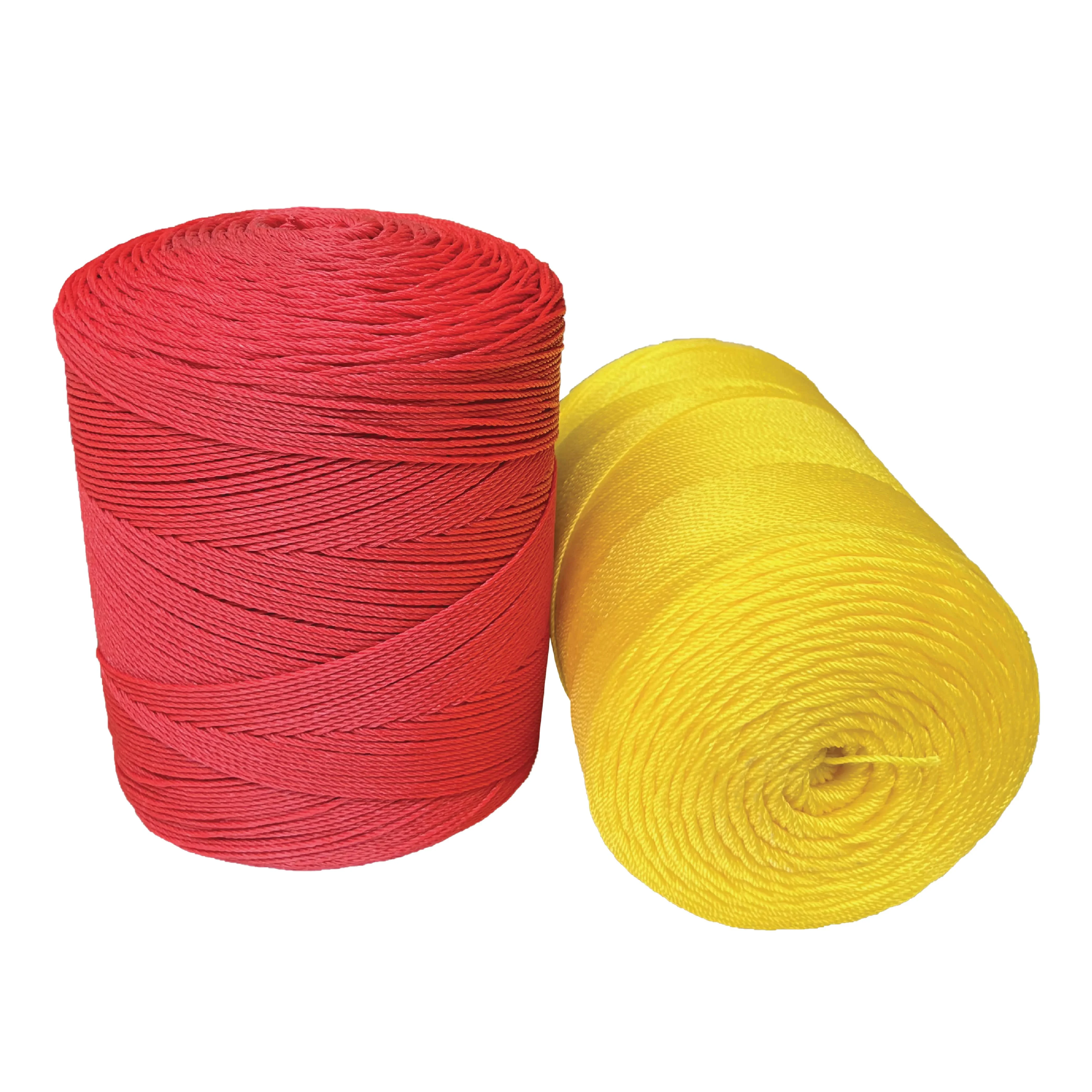 High Quality HDPE Whistle Twisted Rope Polypropylene Fishing Netting Agriculture Aquaculture Wholesale Vietnam PE Plastic