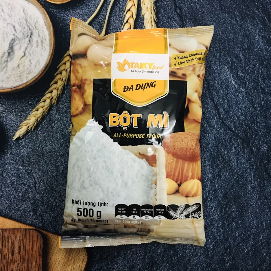 Оптовая продажа порошковых смесей Tai Ky универсальной муки 500 г пшеничной высокого качества во Вьетнаме
