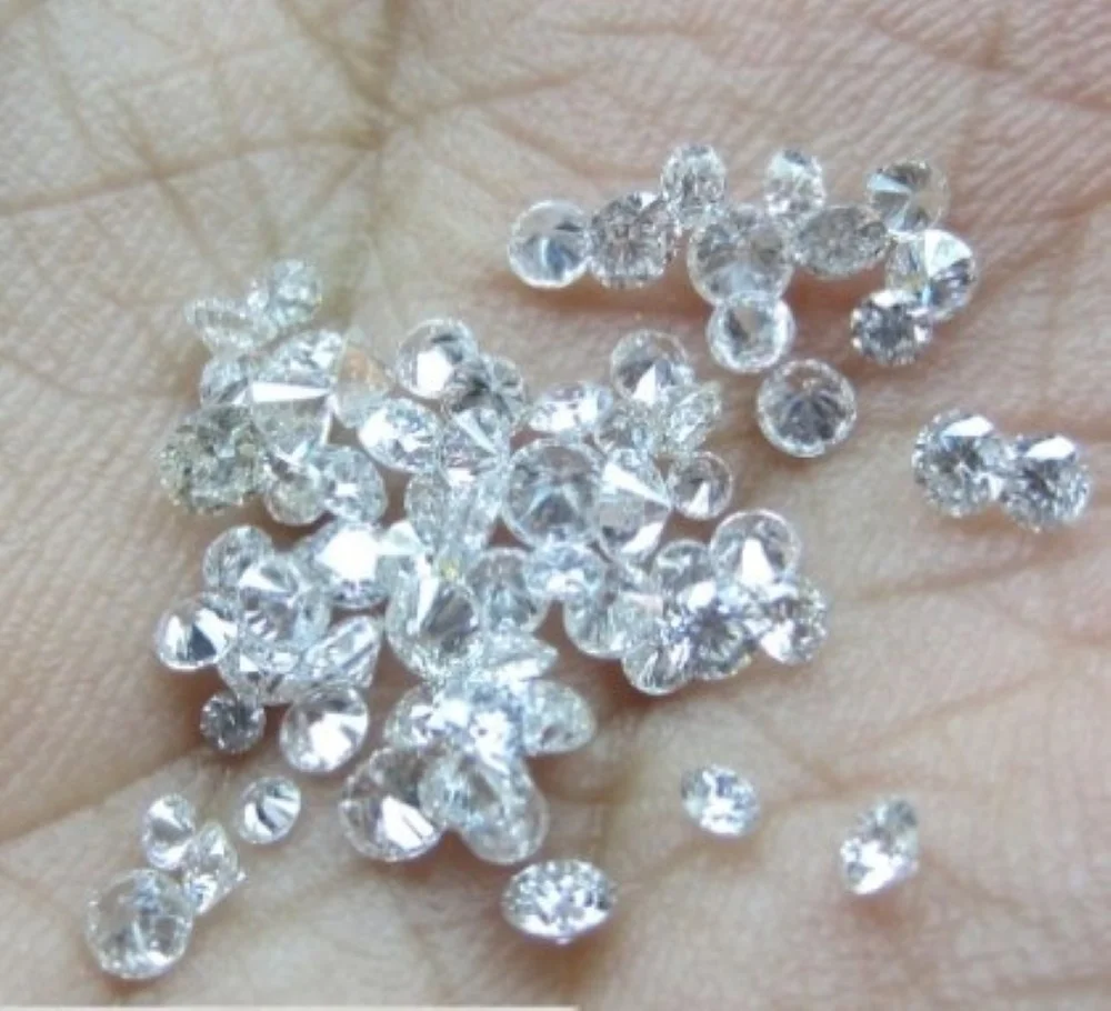 VVS Round loose diamond stone 100% natural diamond price per carat Natural High Quality white diamond for jewelry from INDIA