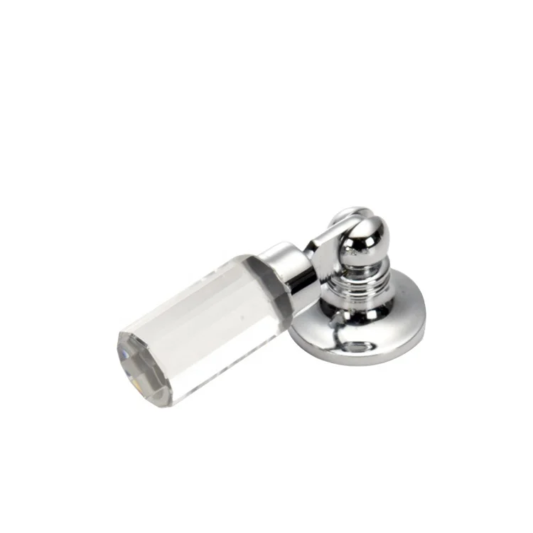 Crystal drop down handle for cabinet