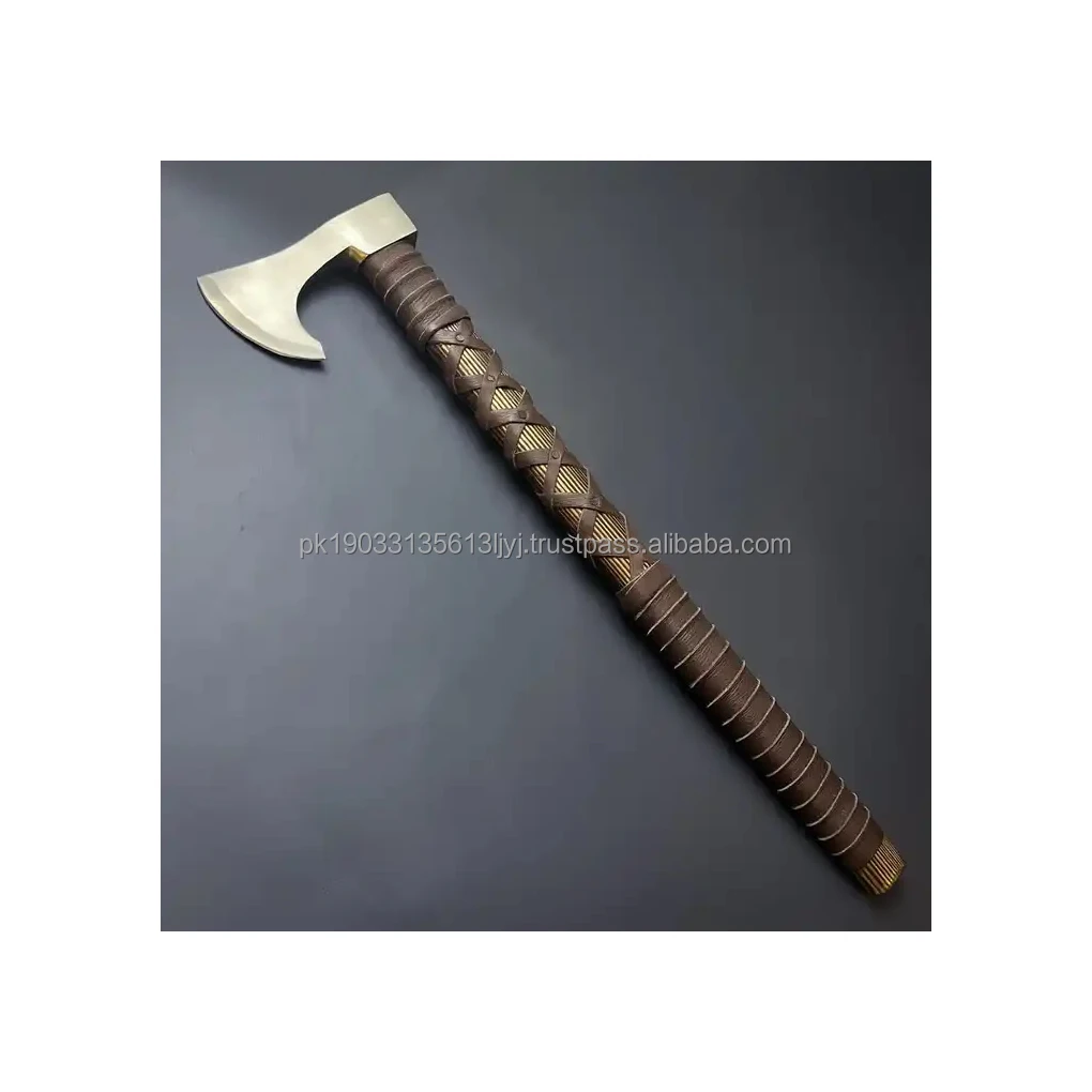 High Quality Custom Hand Forged Carbon Steel Viking Axe Camping Axe For Survival Factory Direct Sale