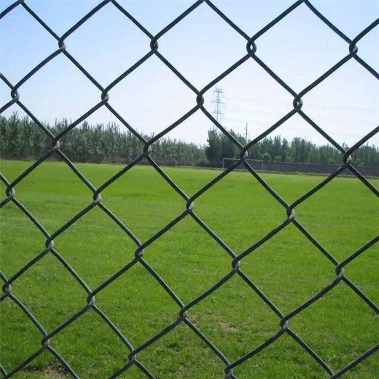 Factory Prices PVC Diamond V-Mesh Horse Link Fence Anti Clamp Safety Home Woven Chain Link Wire Mesh Fence