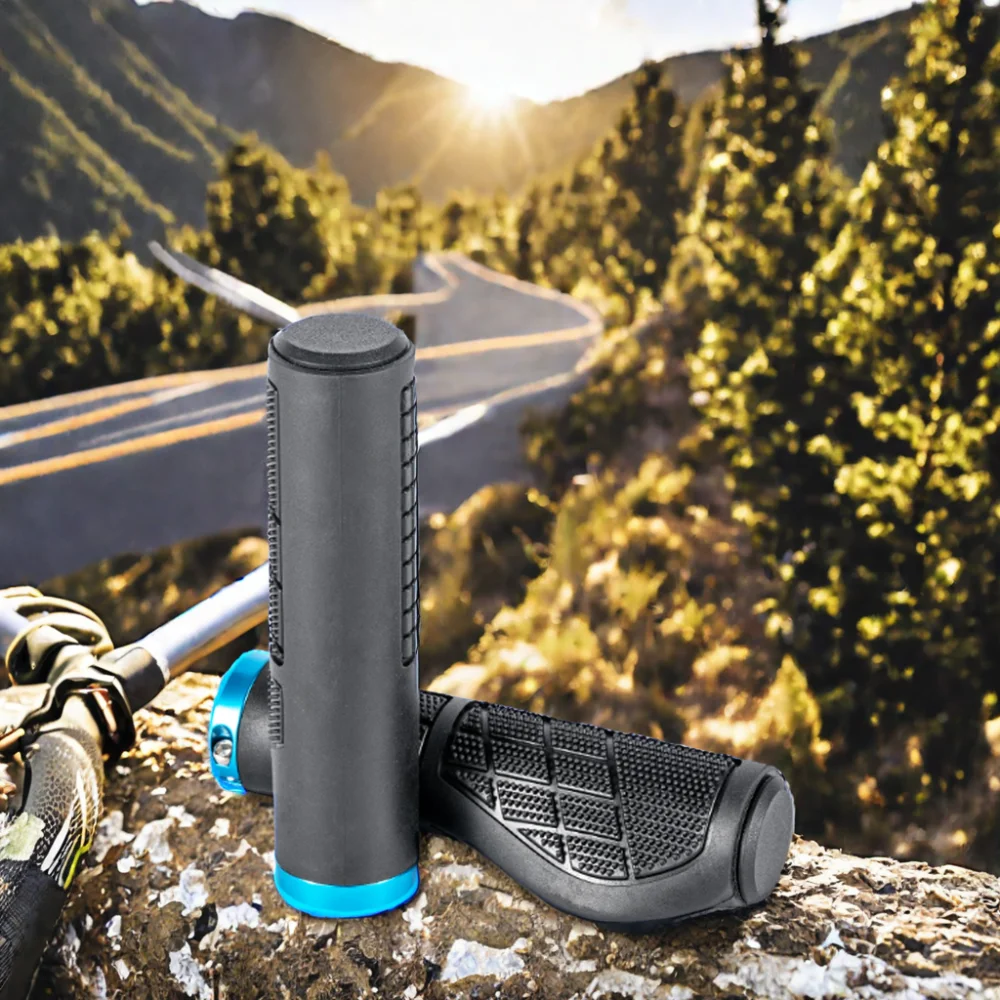 Ergonomic Lock-On Trekking Bike Handle Bar Grips Rubber