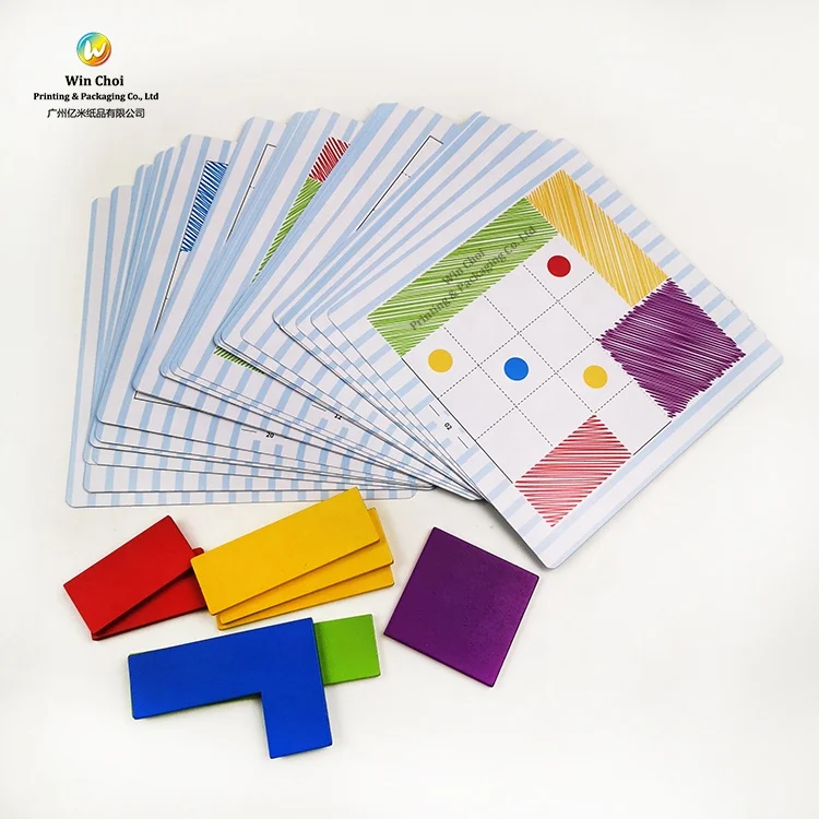 ODM Spot UV Varnishing a board game 5 letters for adults