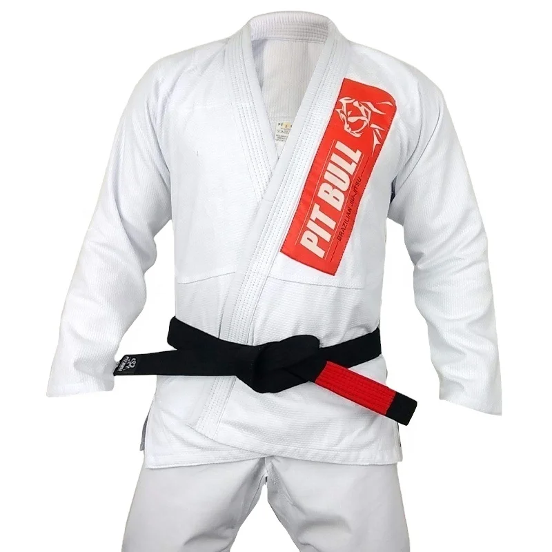 100% хлопок jiu jitsu костюм поставщики бразильских кимоно пользовательские bjj gi черный цвет белый gis