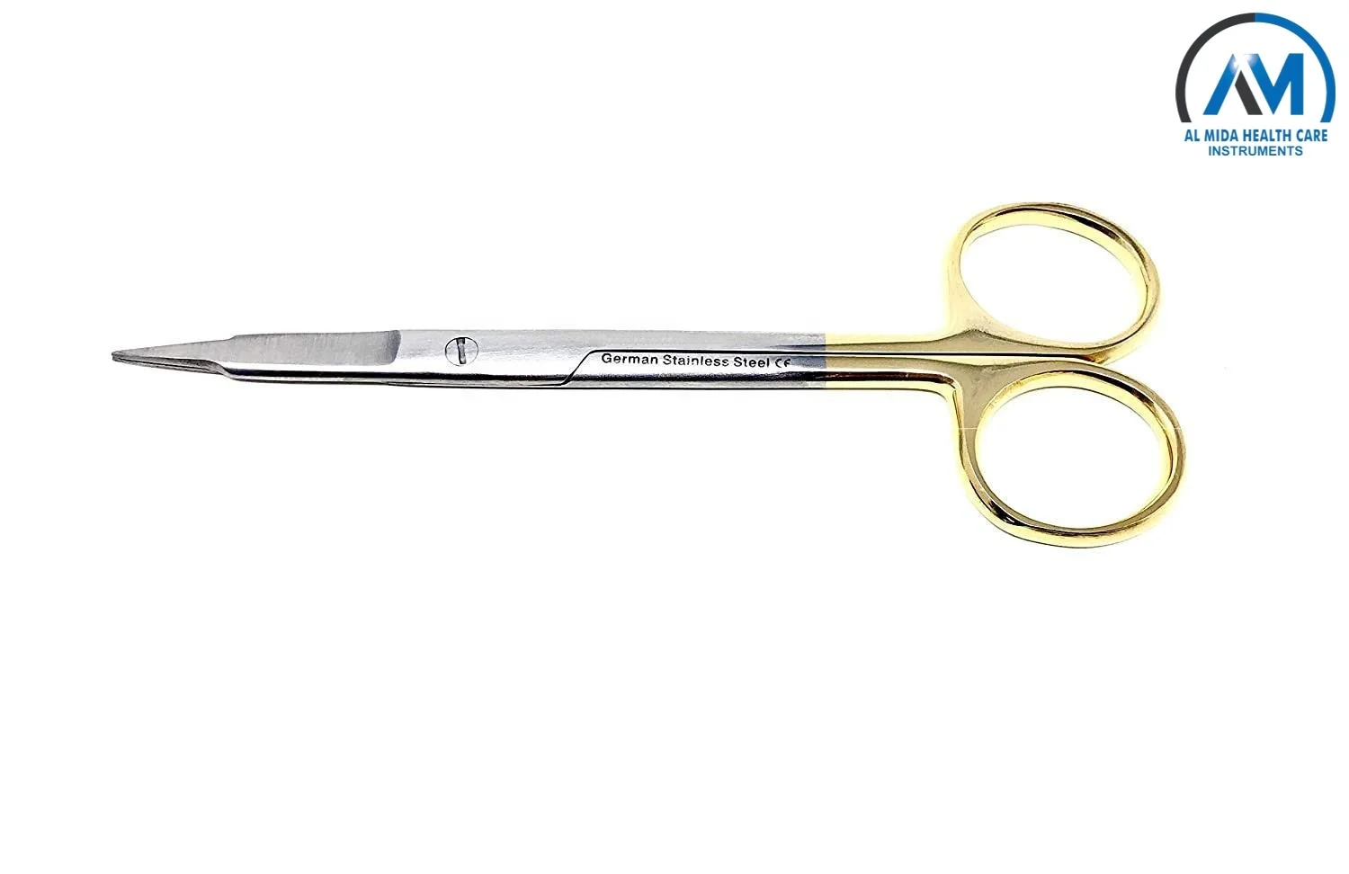 Goldman Fox Scissor 13 cm Straight & Curved with Super Cut Sharpness  By Al Mida