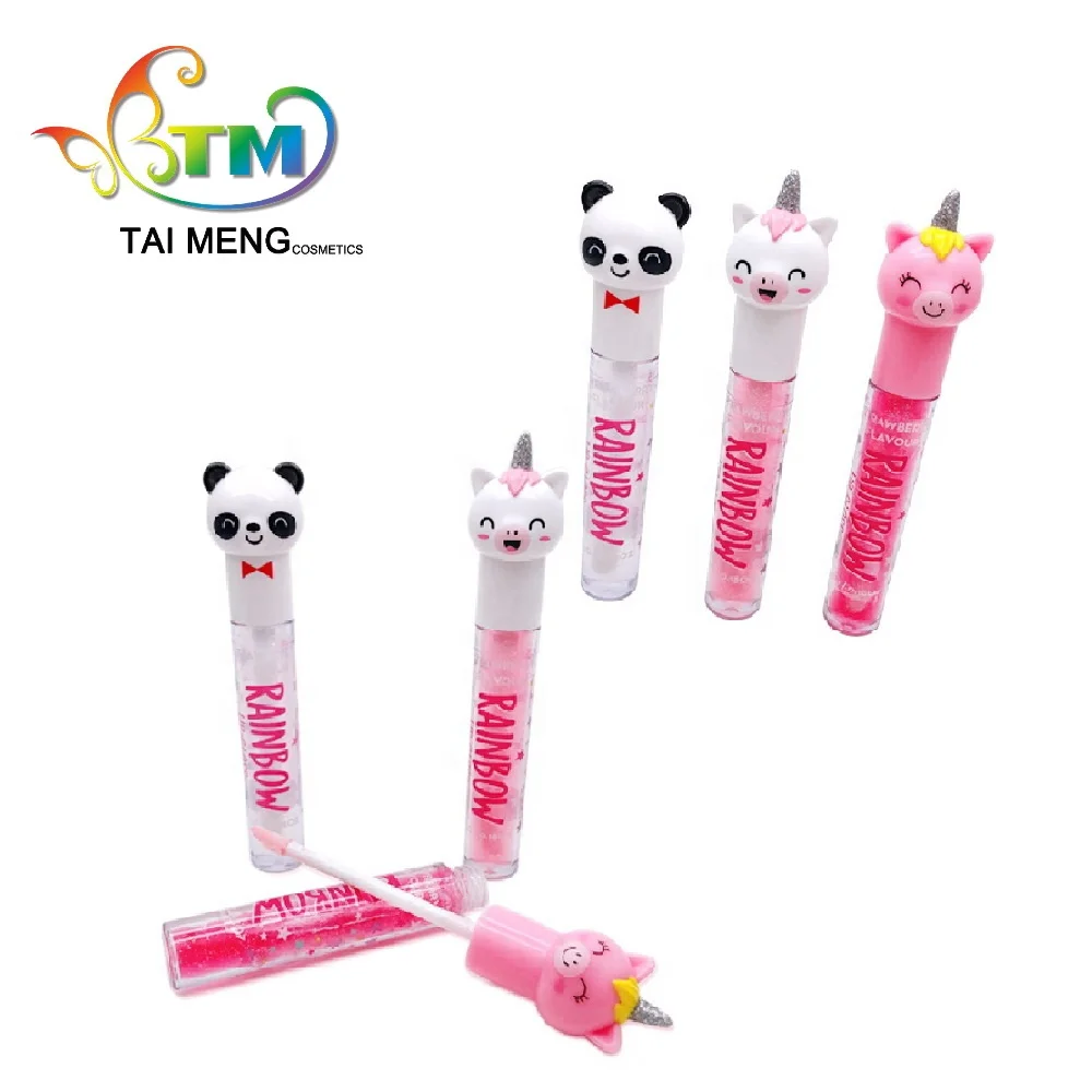 2021 novel unicorn cap private label lip gloss vendor