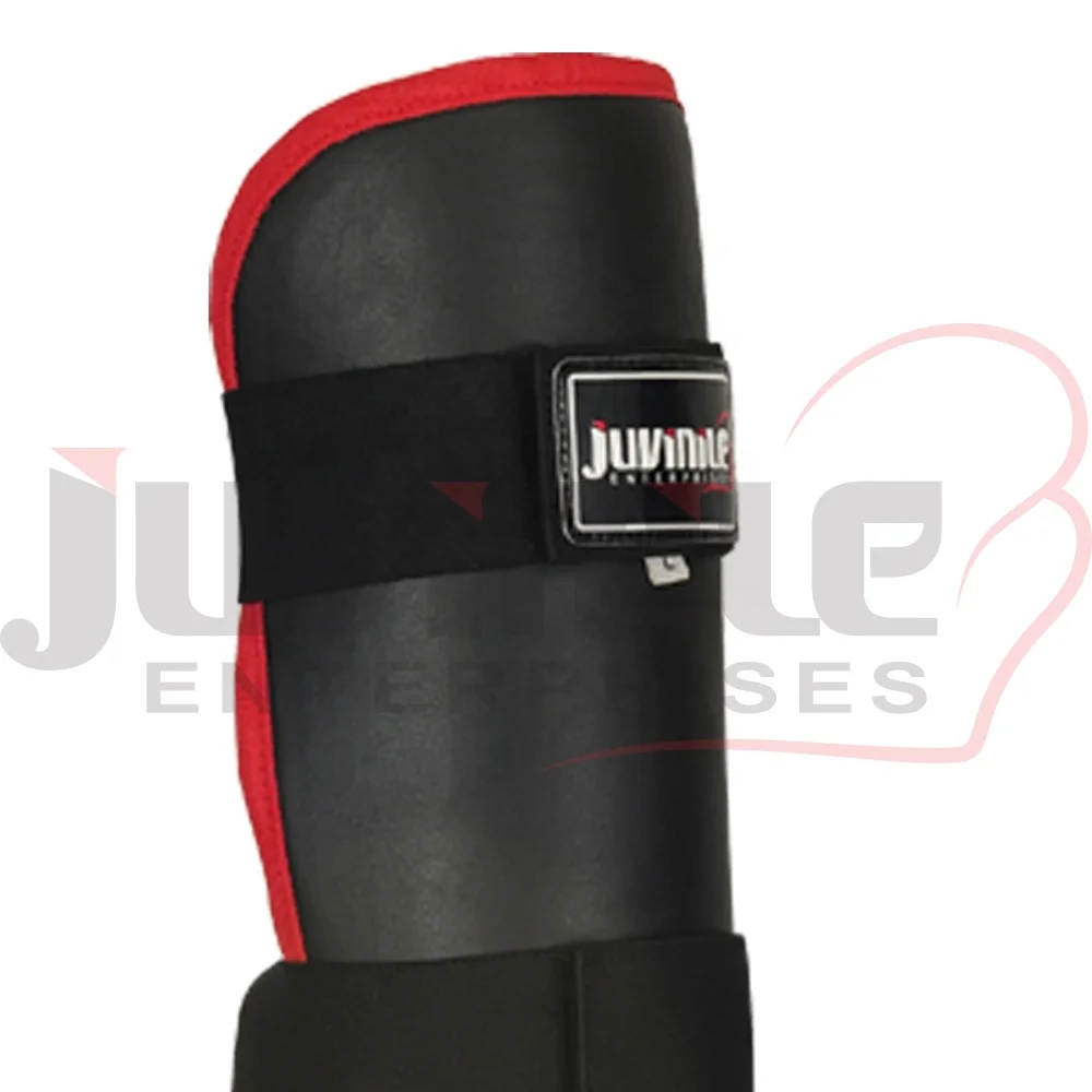 Customized Karate shin guard made of PU leather high quality boxing equipment supplier OEM ODM manufacturer