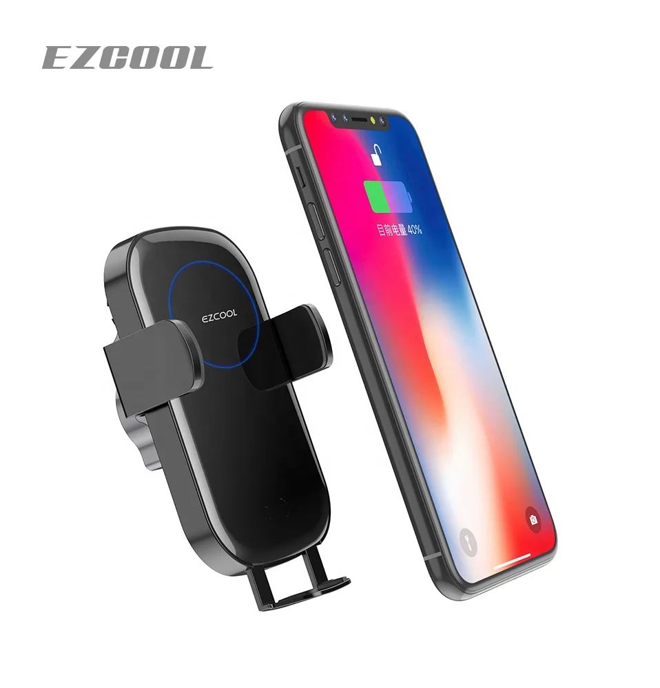 popular product universal auto sensor windshield mount phone holder charger portable charger for phone