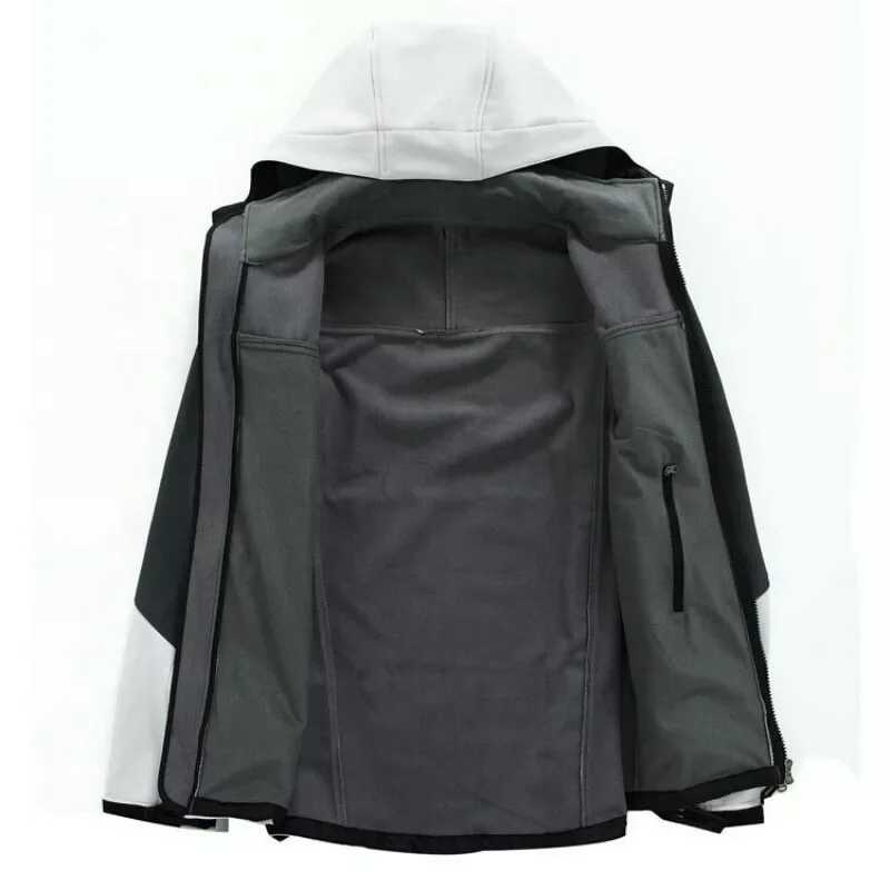  Мужские водонепроницаемые походные флисовые куртки Softshell для горнолыжного спорта