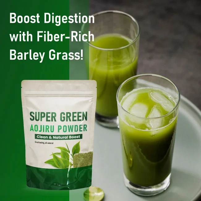 Probiotic-Rich Super Slimming Berries Green tea Comprehensive vegetable & fruit enzymes Barley seedlings Detox Juice Powder