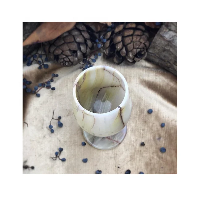 Premium Quality Affordable Pretty Marble Wine Glass Available In Pakistan