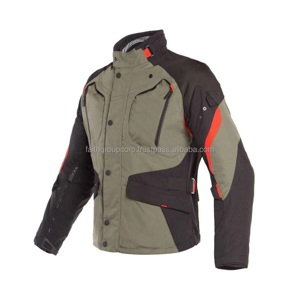 OEM Wholesale Custom Size & Beautiful Colour Men Off Road Motorcycle Waterproof Riding Adventure Touring Jackets Cordura Windpro