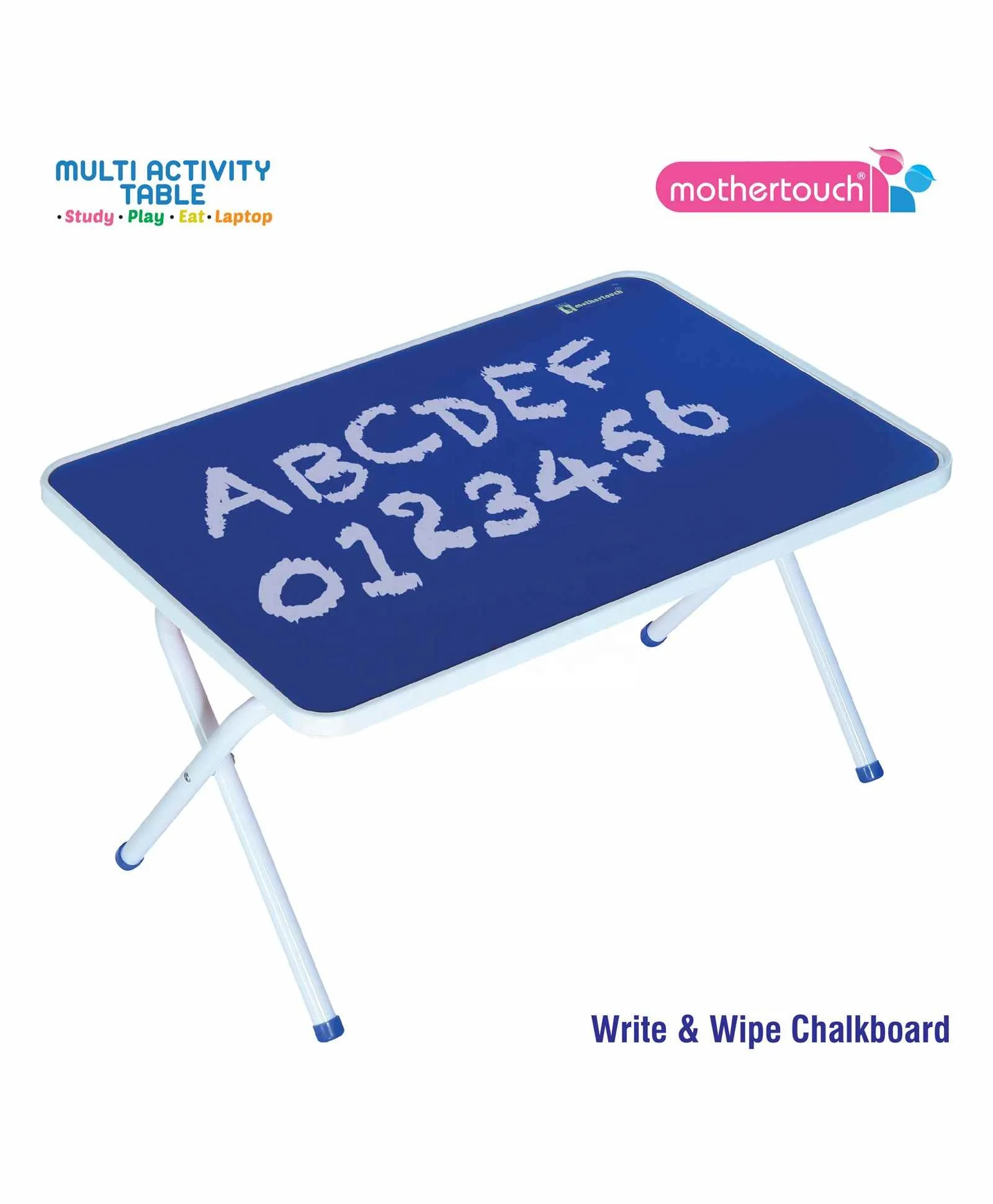 New Arrival Plastic Molded Edge Italian Design Adjustable Table With Write And Rub Chalkboard Foldable Space Saving Red Desk