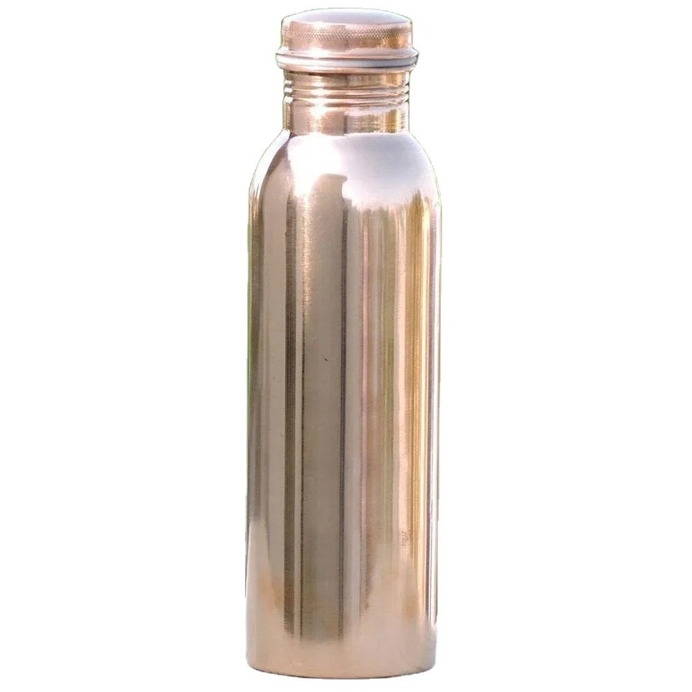 Top Quality copper water bottle india pure 1000 ml for gym yoga office school workout copper drinking bottle water engraved