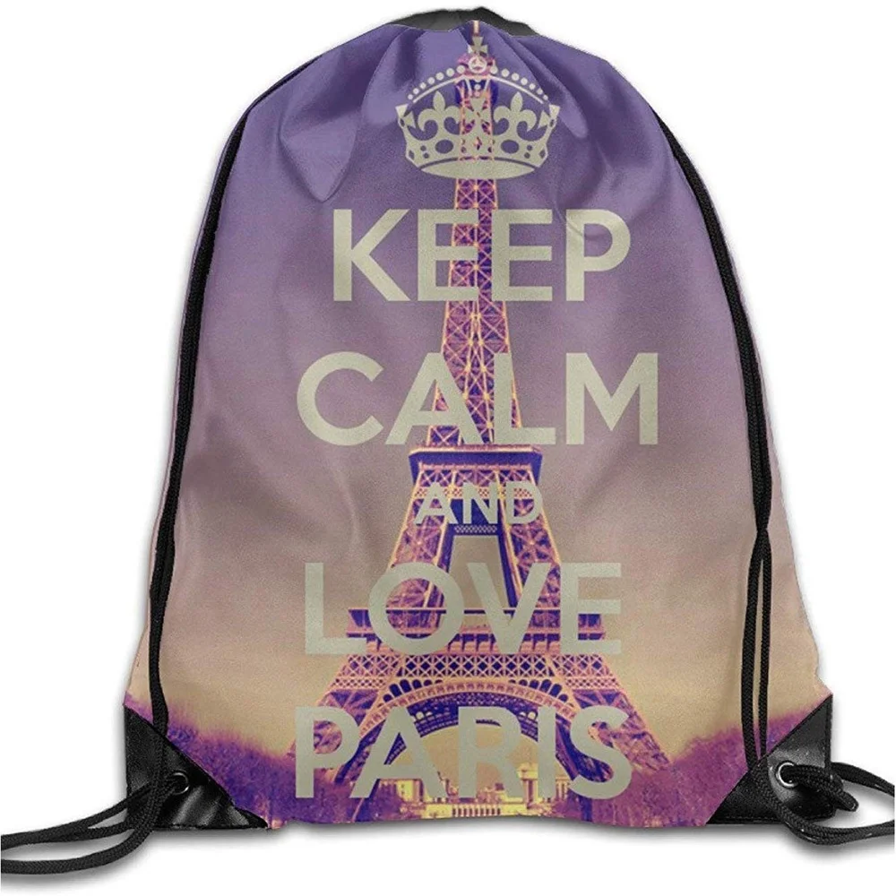 To accept custom print price suppliers 210D polyester drawstring bag