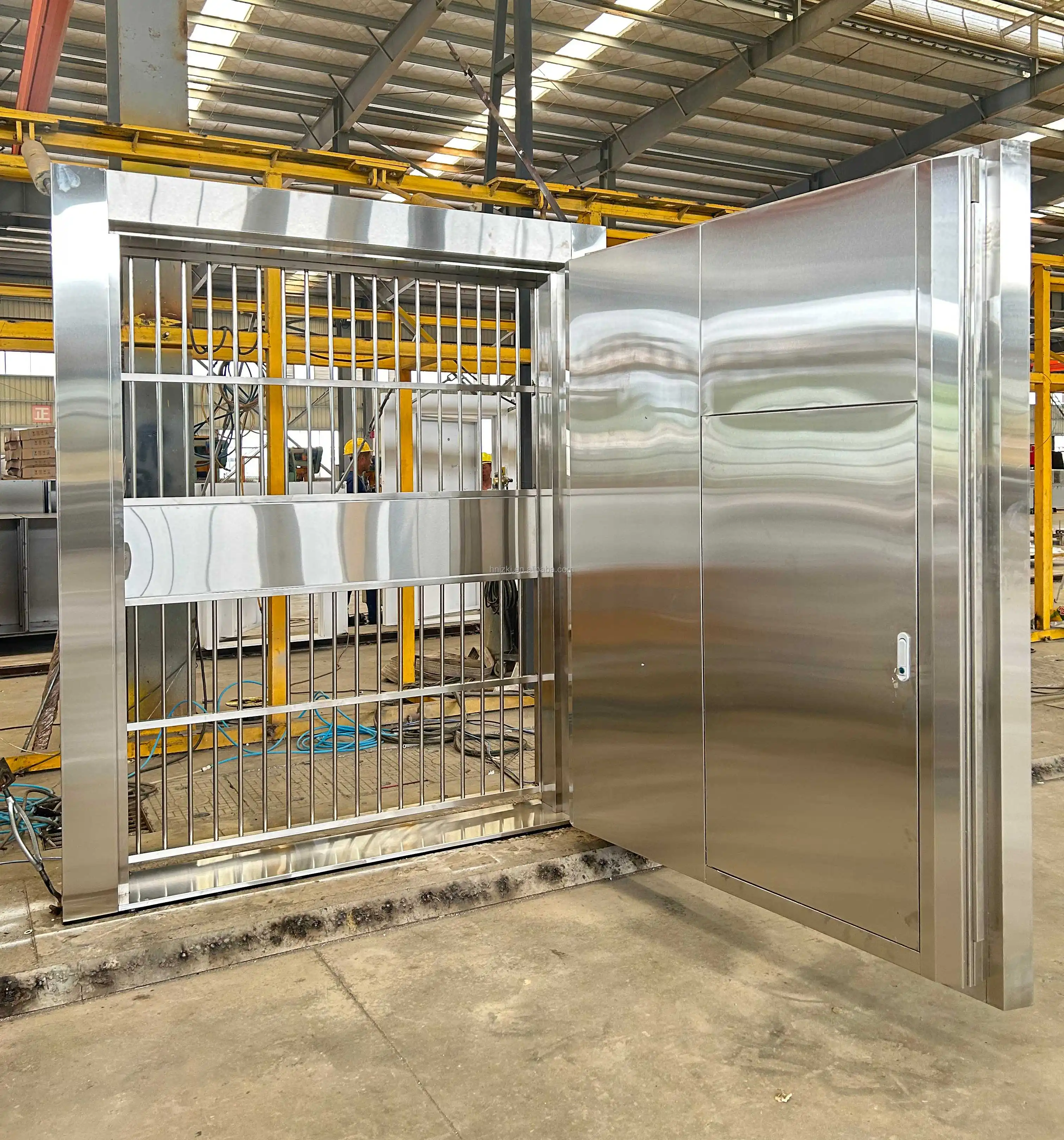 Stainless steel Vault Door with mechanical code lock system strong room door for bank vault security room
