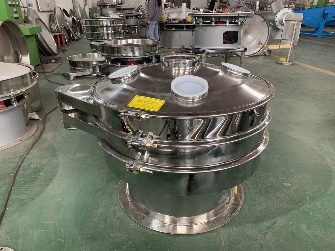 Stainless steel Automatic Flour Vibrating sieve Circular screen vibrating screen for food chemical powder