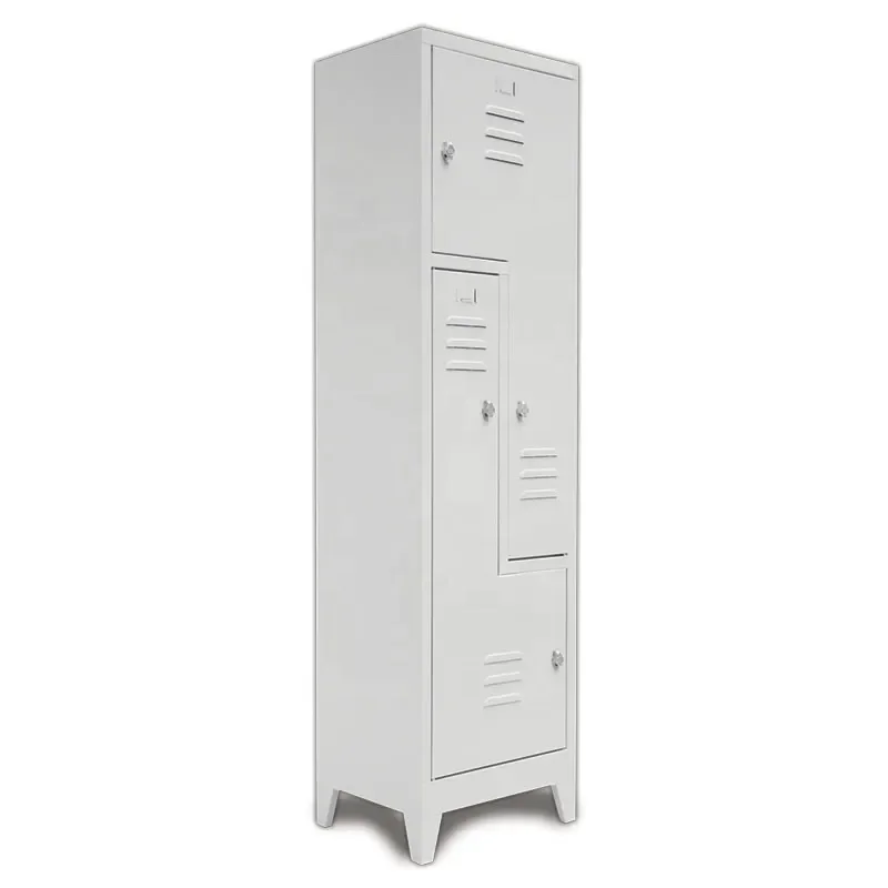 For All Usage Locker with Z Door 2 Door Iron Type Dressing Cabinet Two Tier