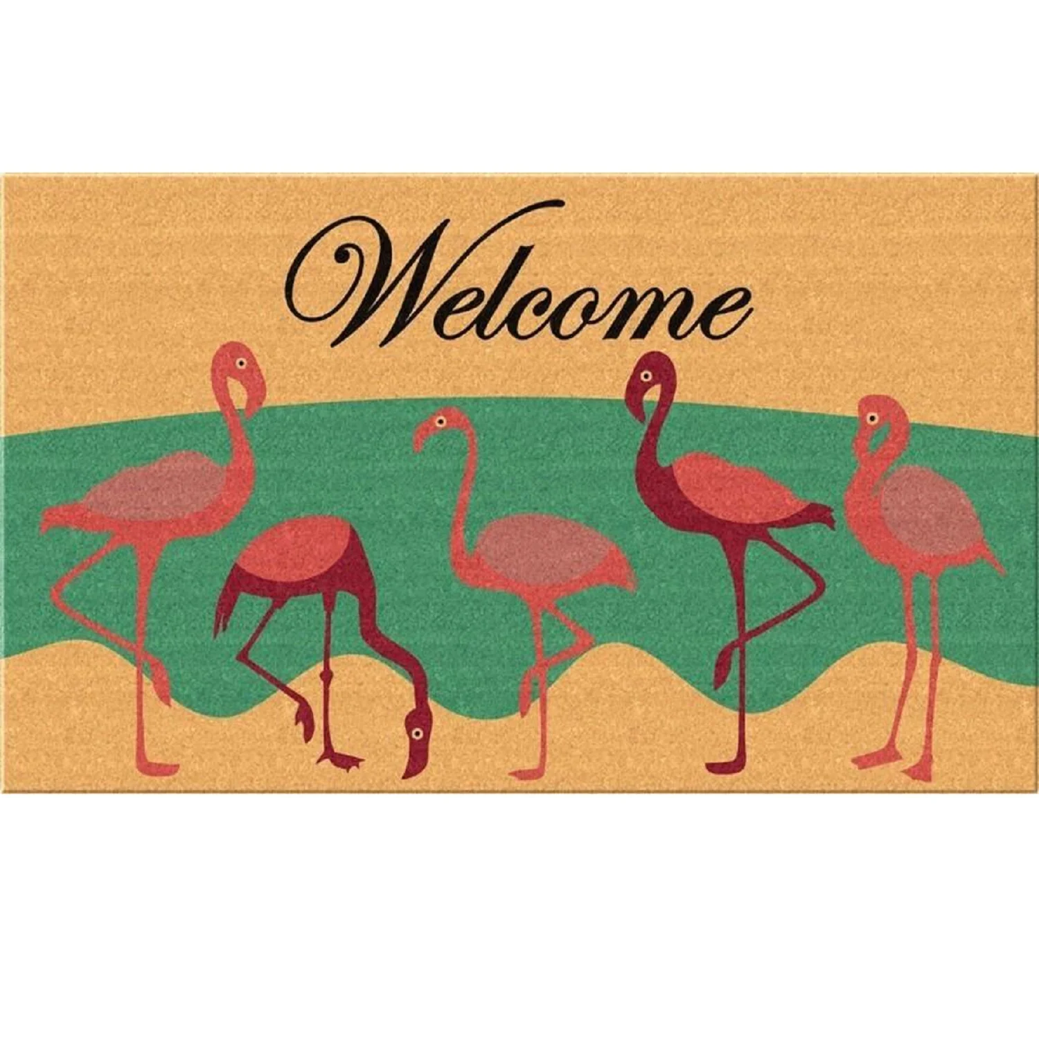 Duck Printed Coir Door Mats Rugs Sustainable Feet Relaxing High In Quality Durable Door Mats Rugs Printed Home Decor Entrance