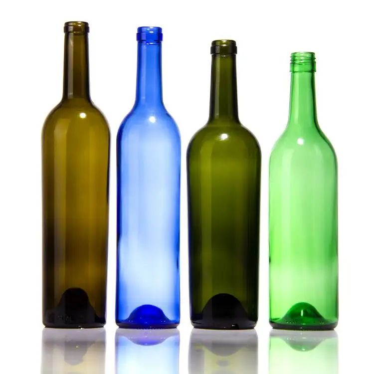 Red Wine Glass Bottle Manufacturer 1500 Ml 1.5 L Large Capacity  French Green Magnum Glass Wine Bottle