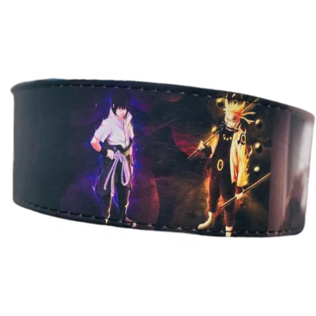 Custom Anime Printed Lever Belts For Gym Wear Fitness New Arrival