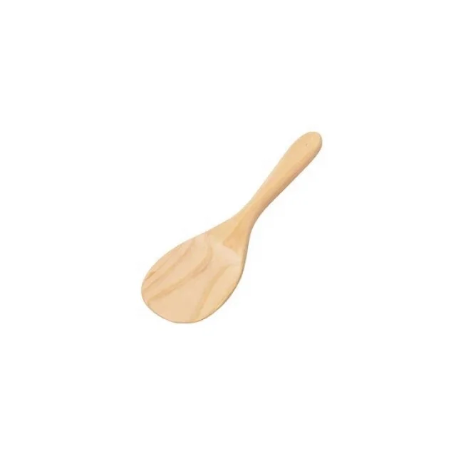 Made in Japan Natural Wood Shamoji Rice Scooper Available in Four Sizes Hinoki Rice Paddle