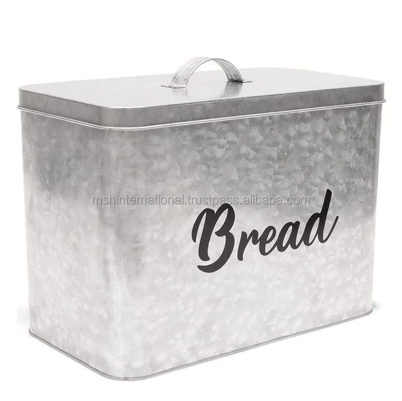 bread box for kitchen countertop storage by what makes our bread box best made and more durable galvanized