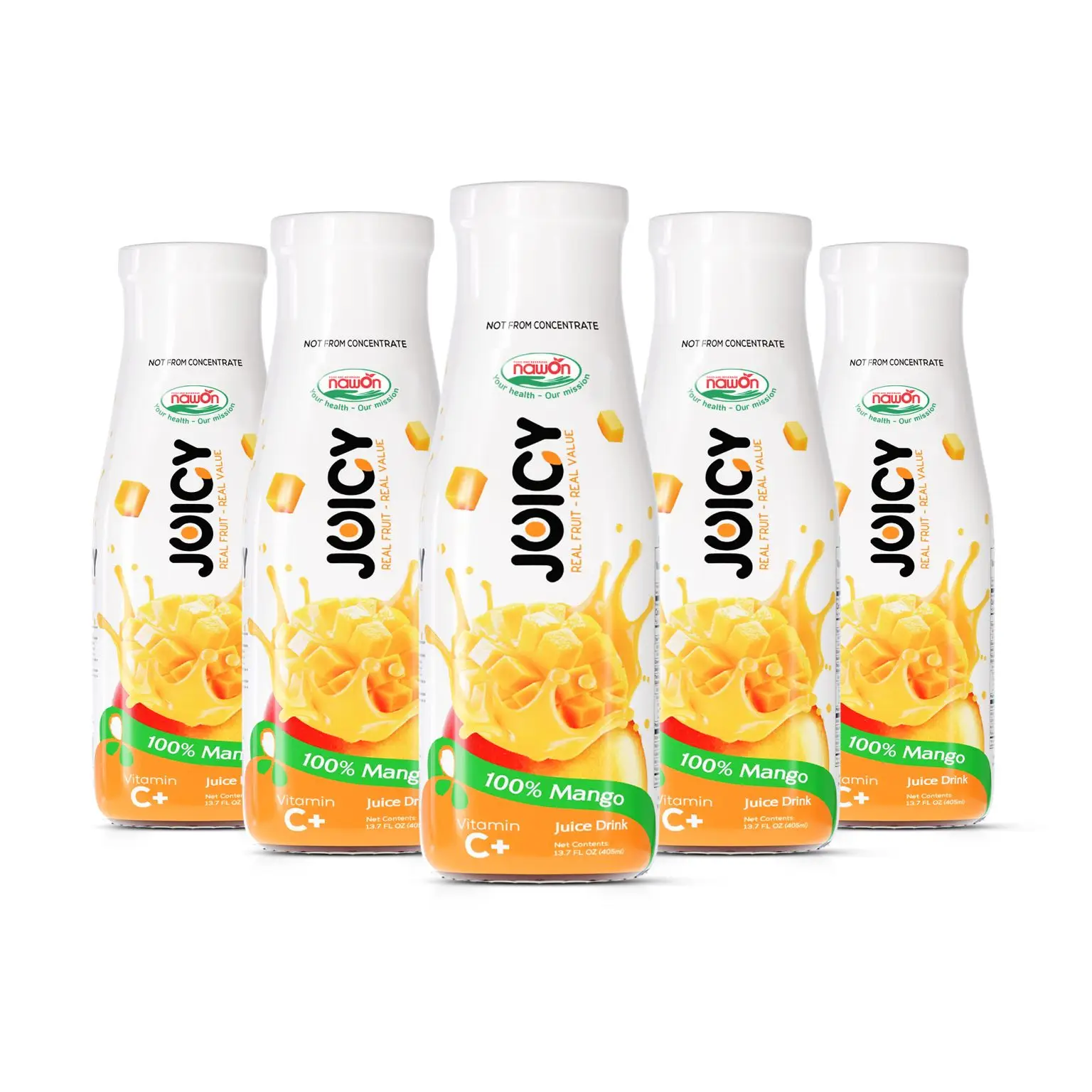 Best Seller 100% Mango Juice Drink with Vitamin C 405Ml Glass Bottled Nawon Fruit & Vegetable Manufacturer From Vietnam