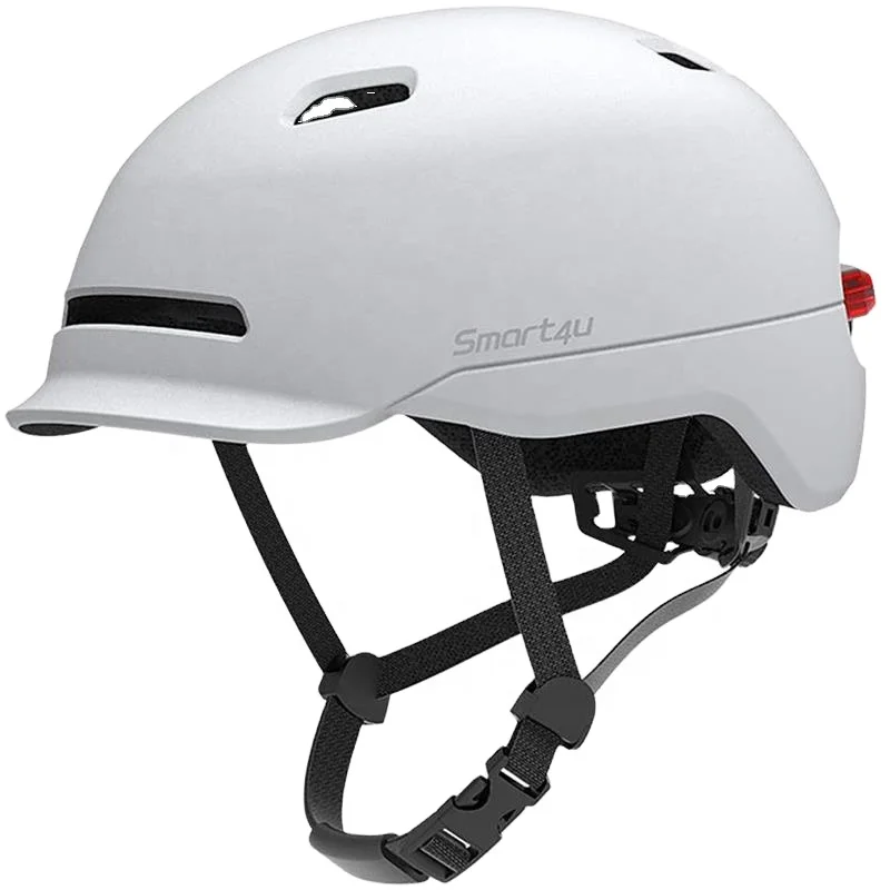 Smart LED Warning Flash Riding Helmet for Electric Scooter and bike bicycle Or Motorcycles accessories