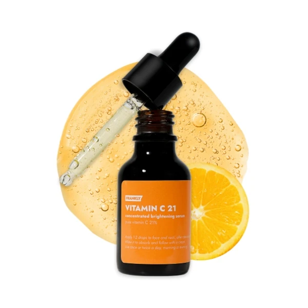 OEM/ODM 15% 20% Vitamin C Serum Korean Private Label Liquid Face Whitening Serum Face Targeted