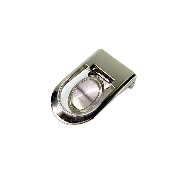 Nickel finish for easy used belt buckle in 30mm and belt for men leather top