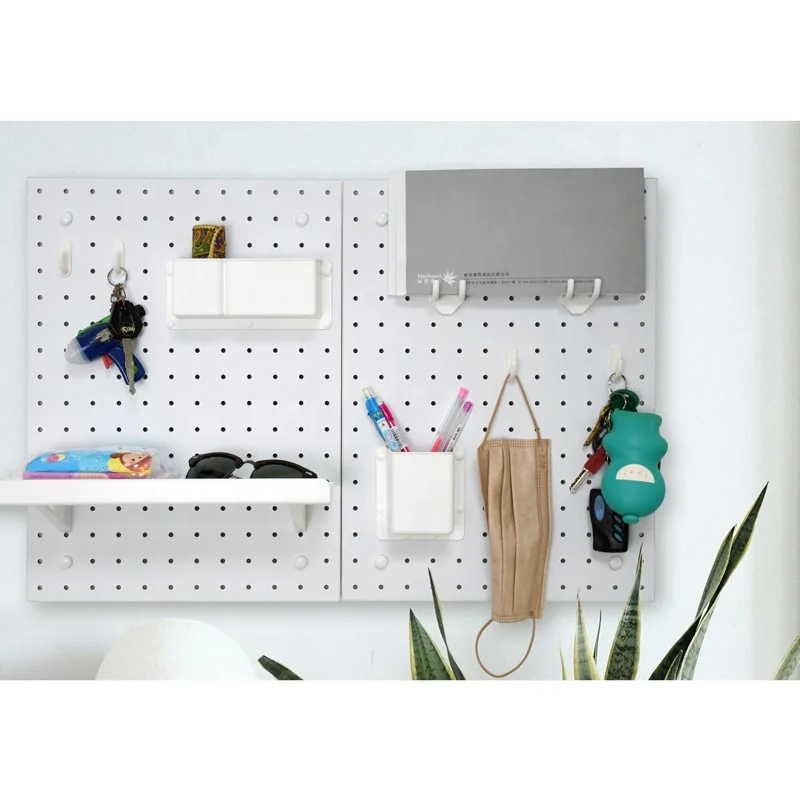 Multifunctional Utility Wall Board Pegboard Organizer Set