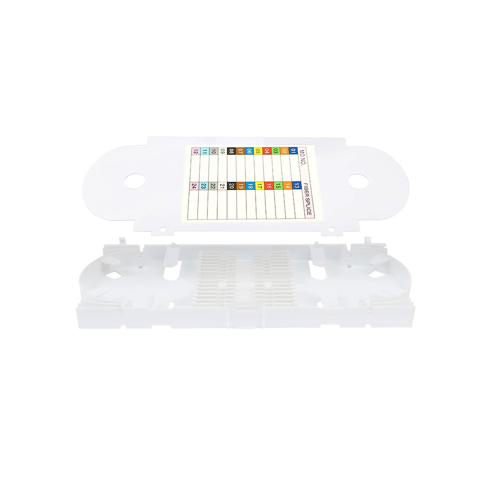 FCST01206 Optical Fiber Cable Splice Tray 12 core ABS Material