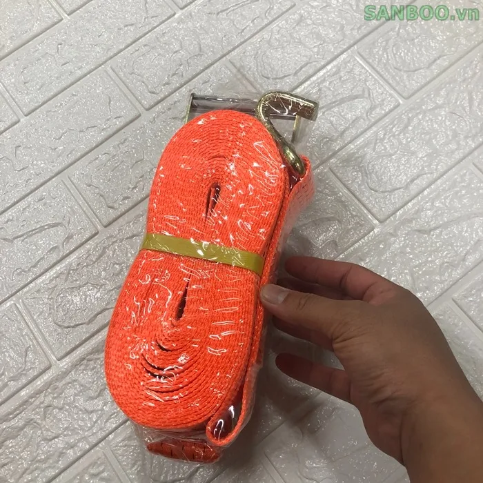 Hot trend Ratchet Tie Down Strap With double Hooks Polyester Tie Down cargo Lashing Belt in Vietnam