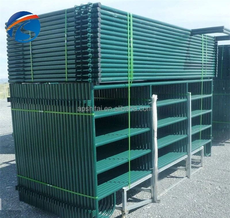 Anti-corrosive portable high quality galvanized metal round pen cattle corral livestock farm horse yard fence panels