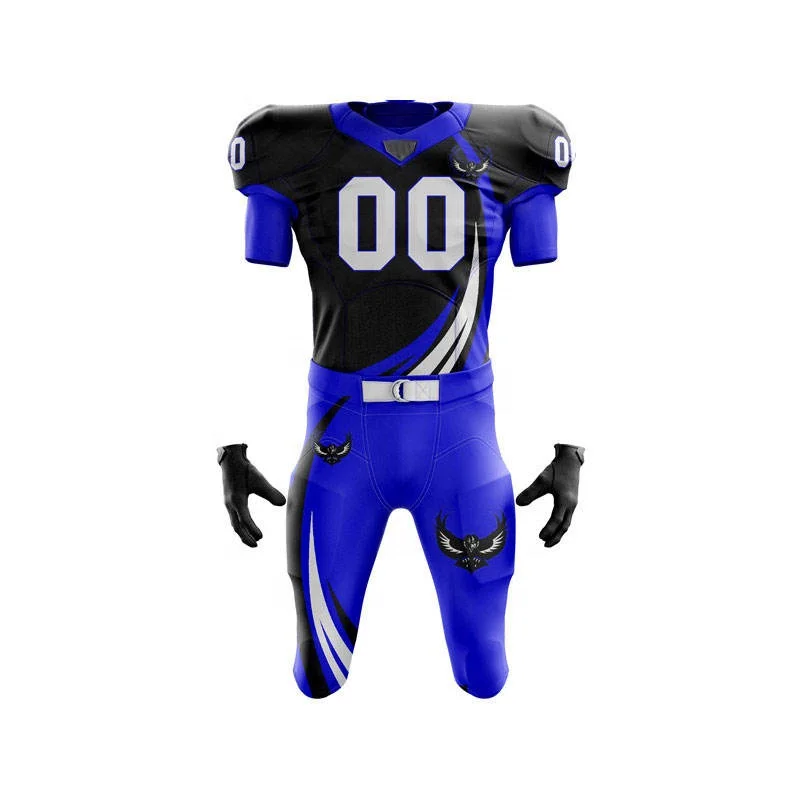 New Arrival Custom American Football Jersey Tops Tackle Twill Player Name and Number Youth Embroidered Uniform