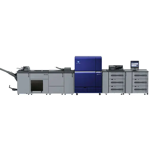 Восстановленный многофункциональный станок для резки цифровой пресс Konica Minolta точительный C14000 C12000 производственный копировальный аппарат