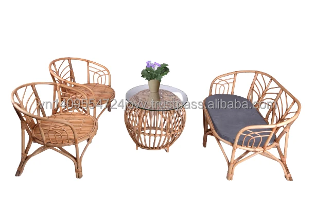 Плетеный стул из ротанга экологически чистый натуральный плетеный сделанный во Вьетнаме хорошая цена оптовая продажа