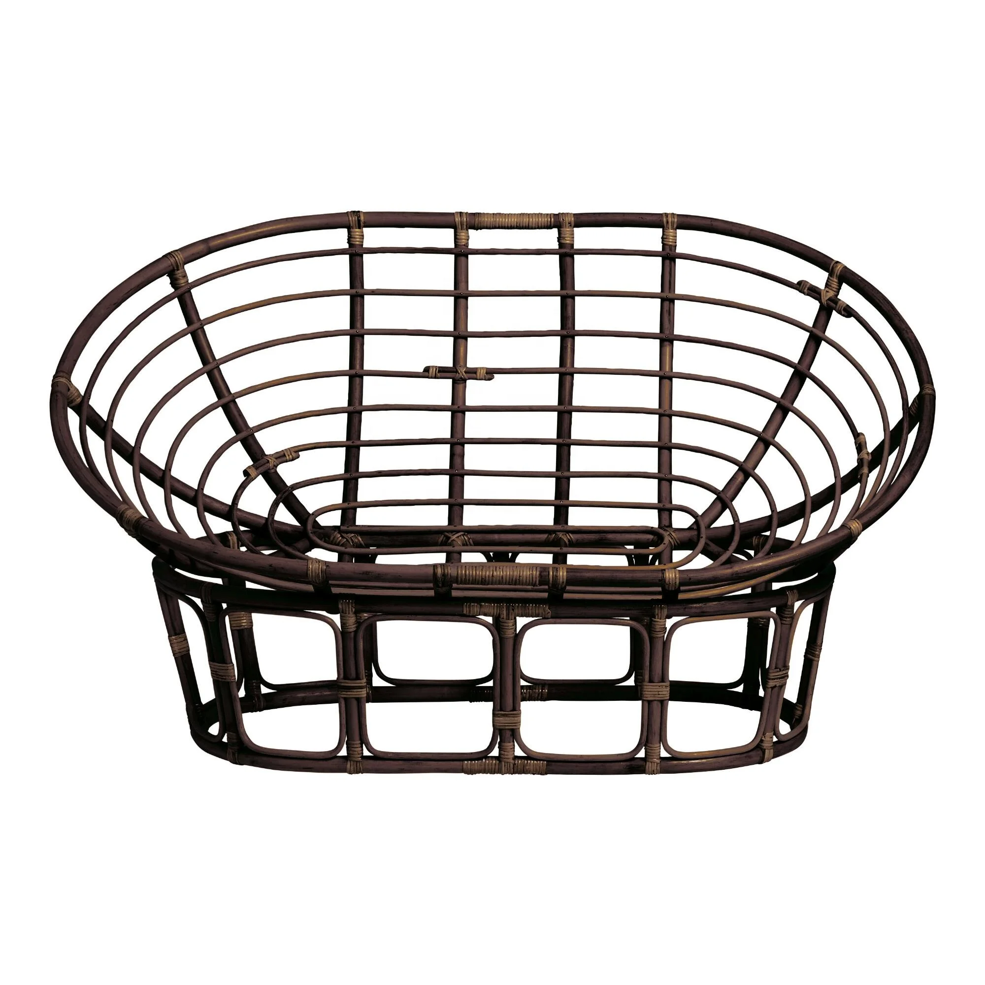 Best Choice Vietnam Manufacturer Rattan Papasan Double Chair Relaxing OEM Custom Packaging Modern Furniture for Home and Hotel