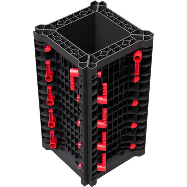 plastic formwork system concrete foundation wall accessories for concrete formwork system