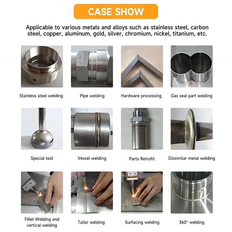 high power 3000W 3in1 MAX laser welding machine laser cleaning cutting for stainless steel copper aluminum