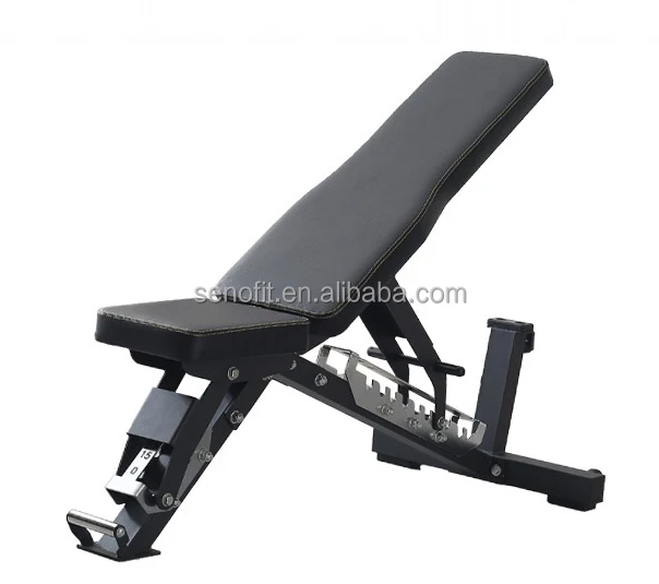 SENAOFIT Multifunction Fitness Gym Equipment Exercise Commercial Sit Up Bench Adjustable Gym Heavy Duty Bench