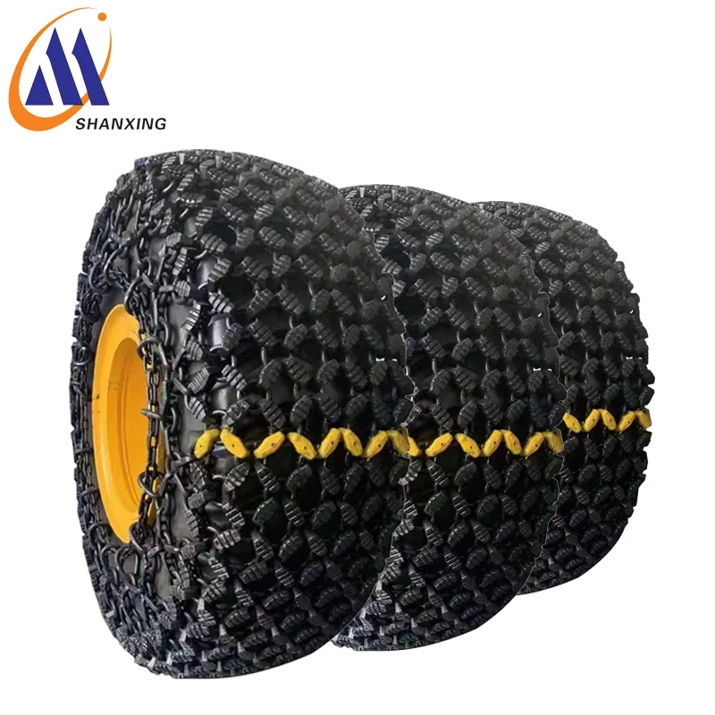 Komatsu WA600-8 wheel loaders tyre protection chain35/65-33 tire protective chain