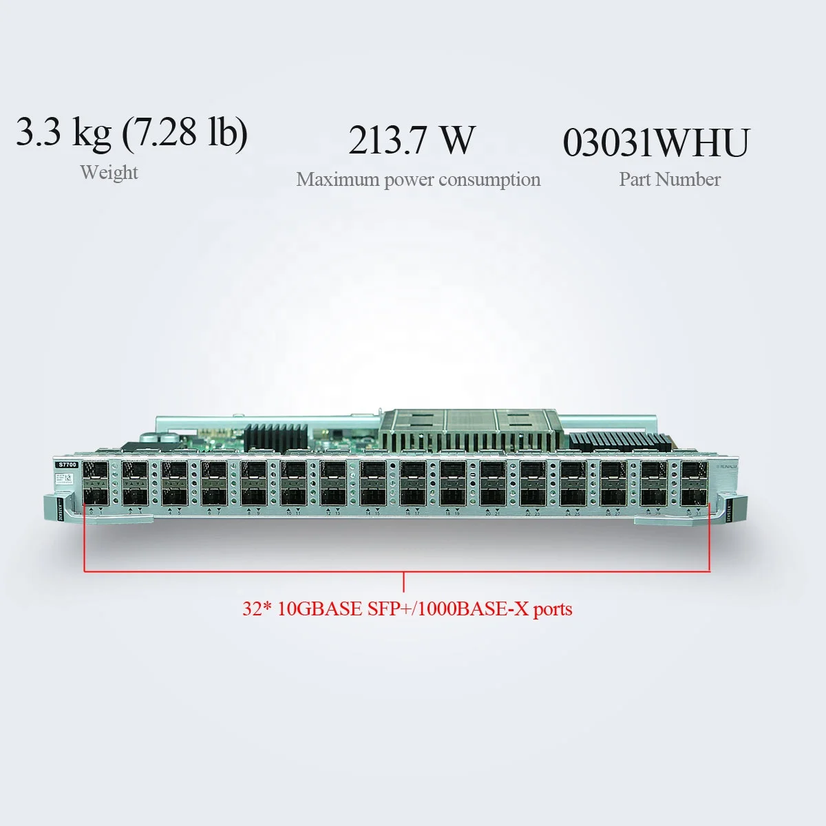  ES1D2X32SX2E 32-Port 10GBASE-X интерфейсная карта (X2E SFP +) для переключателя